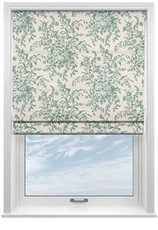 Laura Ashley Picardie, Sage - Twist&Fit Roman Blind